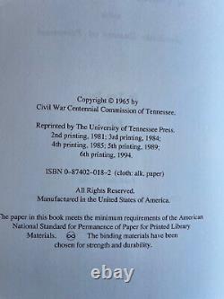 Tennesseans Dans La Guerre Civile 2 Volume Set Confederate & Union Nice