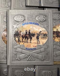 Time-Life Books LA GUERRE CIVILE Ensemble complet de 28 volumes en livres reliés