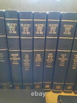 Time Life Collector's Library Of The CIVIL War 24 Volumes, Exc, Cuir Lié