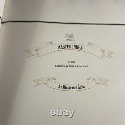 Time-Life LA GUERRE CIVILE Série Ensemble Complet 28 Vol Faux Cuir + Index Maître