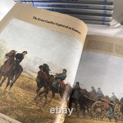 Time-Life LA GUERRE CIVILE Série Ensemble Complet 28 Vol Faux Cuir + Index Maître