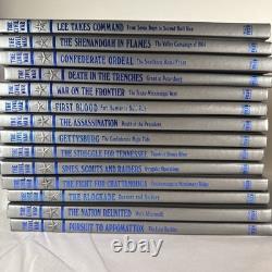 Time-Life LA GUERRE CIVILE Série Ensemble Complet 28 Vol Faux Cuir + Index Maître