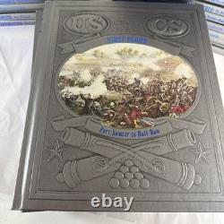 Time-Life LA GUERRE CIVILE Série Ensemble Complet 28 Vol Faux Cuir + Index Maître