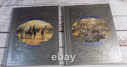 Time-Life LA GUERRE DE SECESSION Série Ensemble Complet 28 Vol HB Simili Cuir Index Maître