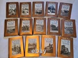 Time Life La Guerre Civile Édition 40ème Anniversaire. Ensemble Complet de 14 Livres de Shelby Foote