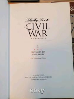 Time Life La Guerre Civile Édition 40ème Anniversaire. Ensemble Complet de 14 Livres de Shelby Foote