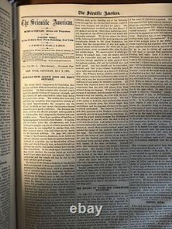 Très Belle Guerre Civile Volume VIII 1863 Scientific American