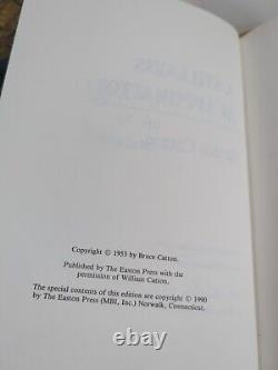 Trilogie de la guerre civile de Bruce Catton (1990) Easton Press (Cuir) Édition Collector