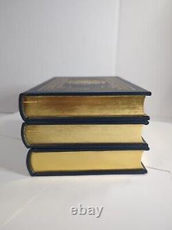 Trilogie de la guerre civile de Bruce Catton (1990) Easton Press (Cuir) Édition Collector