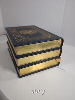 Trilogie de la guerre civile de Bruce Catton (1990) Easton Press (Cuir) Édition Collector