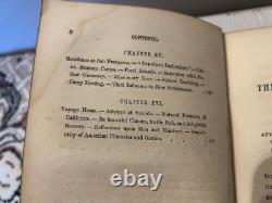 Trois ans d'errance d'un Yankee du Connecticut C M Welles 1861 Antiquité Rara HC
