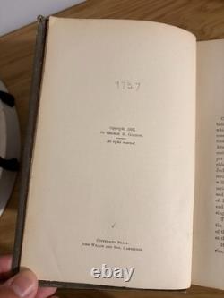 UN JOURNAL DE GUERRE DES ÉVÉNEMENTS DE LA GRANDE RÉBELLION 1882 1ère Édition RARE