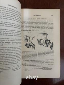 UN TRAITÉ ÉLÉMENTAIRE SUR L'ANATOMIE HUMAINE par LEIDY 1861 1ère ÉDITION ANTIQUE DE LA GUERRE CIVILE