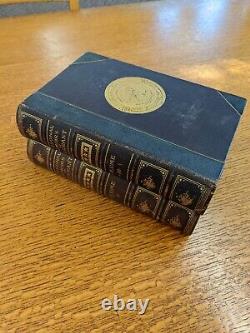 Ulysses S Grant Mémoires Personnels 1er Ed CIVIL War Deluxe Leather 2 Vol Set Books