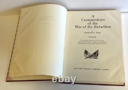 Un Compendium de la Guerre de la Rébellion, Ensemble de 3 volumes en boîte, 1959 Dyer Guerre Civile