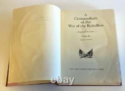 Un Compendium de la Guerre de la Rébellion, Ensemble de 3 volumes en boîte, 1959 Dyer Guerre Civile