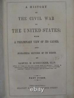 Une Histoire De La Guerre CIVIL Aux États-unis 1864-65 Première Édition