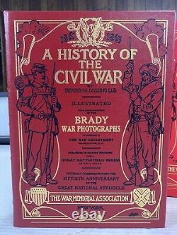 Une Histoire De La Guerre Civile Par Brady & Lossing Easton Press Leather Excellent Ln