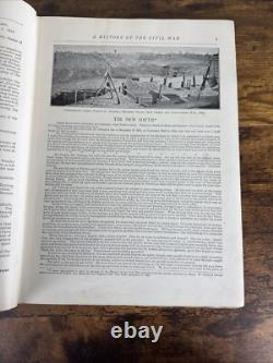 Une histoire de la guerre civile par Benson J. Lossing avec des photos de Matthew Brady 1912