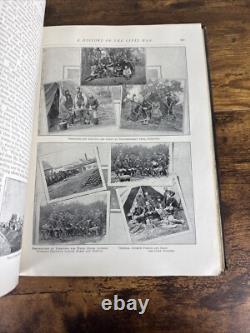 Une histoire de la guerre civile par Benson J. Lossing avec des photos de Matthew Brady 1912