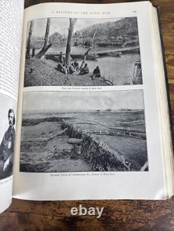 Une histoire de la guerre civile par Benson J. Lossing avec des photos de Matthew Brady 1912