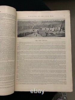 Une histoire de la guerre civile par Benson Lossing, publiée par l'Association du Mémorial de la Guerre en 1912.