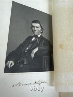 Une vue constitutionnelle de la guerre récente entre les États par A. H. Stephens 1868