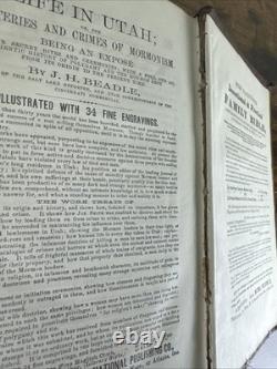 Une vue constitutionnelle de la guerre récente entre les États par A. H. Stephens 1868