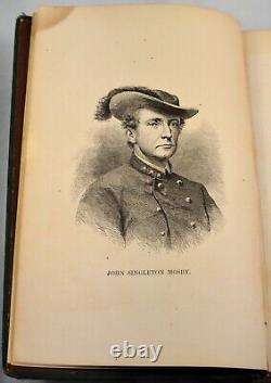 VIE PARTISANE AVEC LE COL. JOHN S. MOSBY 1867 Guerre civile confédérée