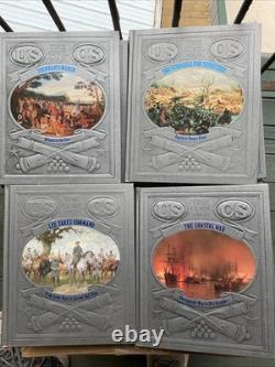 VTG La Guerre Civile Série de Livres Time-Life Ensemble Complet 28 Vol HB Avec Index Maître