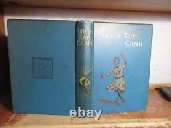 Vieux CABANE DE L'ONCLE TOM Livre 1896 HARRIET BEECHER STOWE ESCLAVAGE GUERRE CIVILE DU SUD