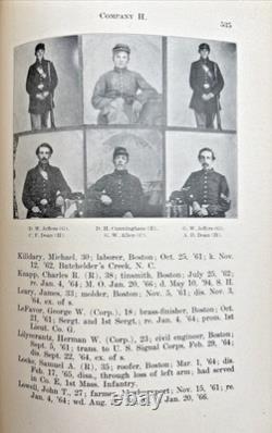 Vingt-quatrième Régiment du Massachusetts Alfred S. Roe 1907 1ère Édition Guerre Civile HC