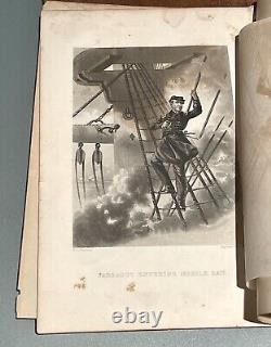 Vintage Antique 1868 Histoire Pictorielle De La Guerre Civile Perte De 3 Livre Volume