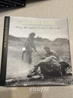 Voix de la guerre civile Ensemble complet de 18 livres reliés Time-Life Excellent