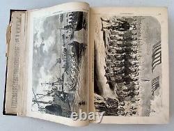 Volumes reliés de Harper's Weekly V & IX Années 1861 & 1865 Illustrations de la Guerre Civile