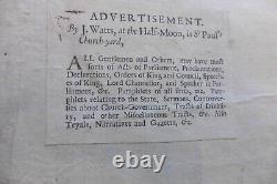 William Chillingworth Folio 1684 Religion Of Protestants English CIVIL War<br/>	 <br/> La religion des protestants pendant la guerre civile anglaise