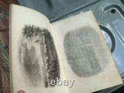 Œuvres de Washington Irving 19 volumes 1860s Livres en cuir antiques Époque de la guerre de Sécession