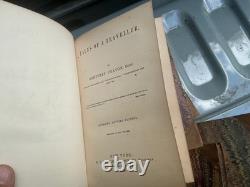 Œuvres de Washington Irving 19 volumes 1860s Livres en cuir antiques Époque de la guerre de Sécession
